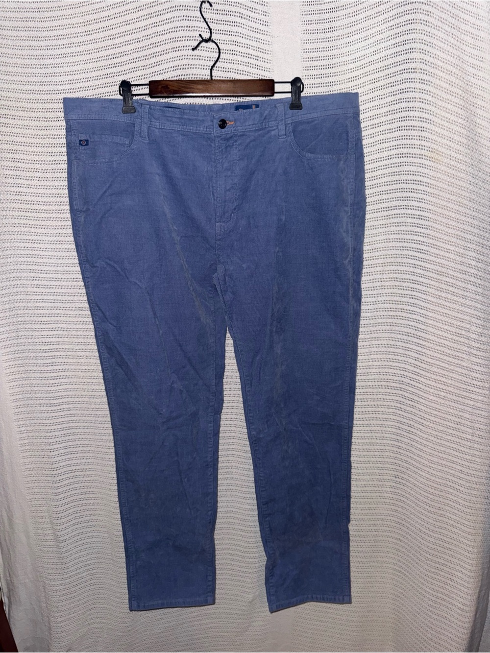 Men's Blue Casual Pants